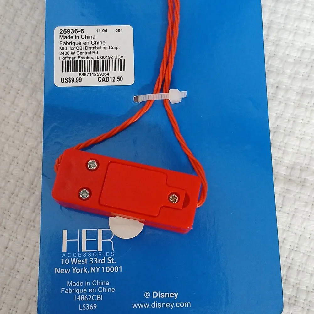 Disney Stitch Lite Up Patriotic Necklace Lot